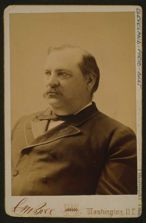 Grover Cleveland during his second administration White House