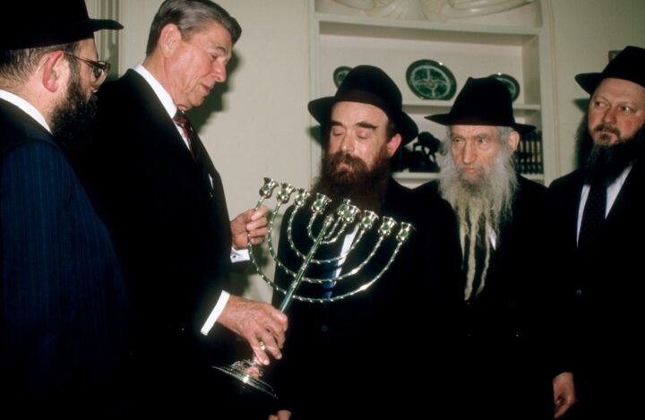 George w bush hanukkah