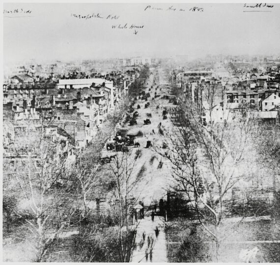 Pennsylvania Avenue looking northwest White House Historical Association
