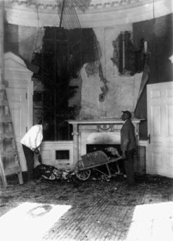 Fire Damage in Oval Office