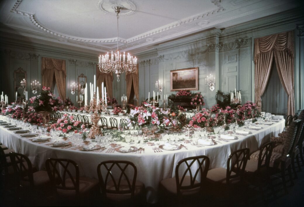 The State Dining Room, 1960 White House Historical Association