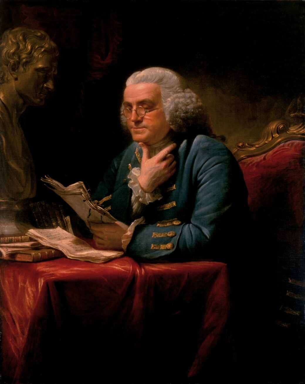 Benjamin Franklin by David Martin - White House Historical Association