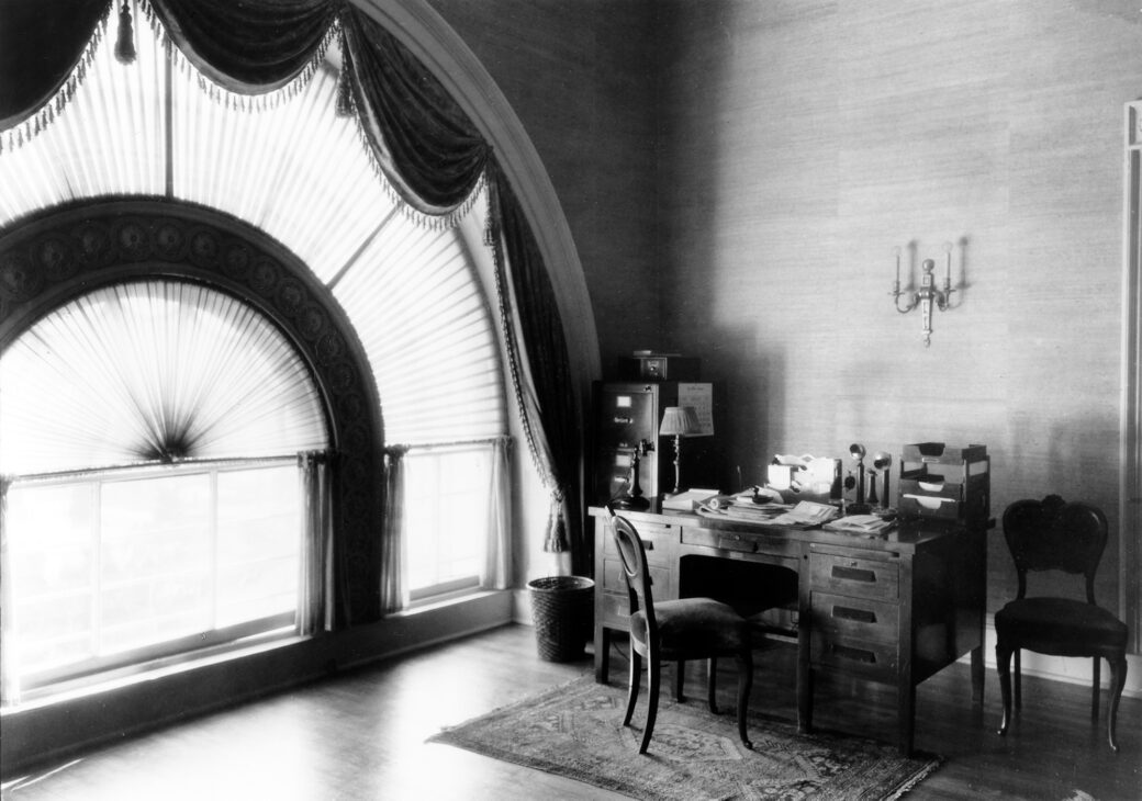 Glimpse of Calvin Coolidge's White House East Sitting Hall White