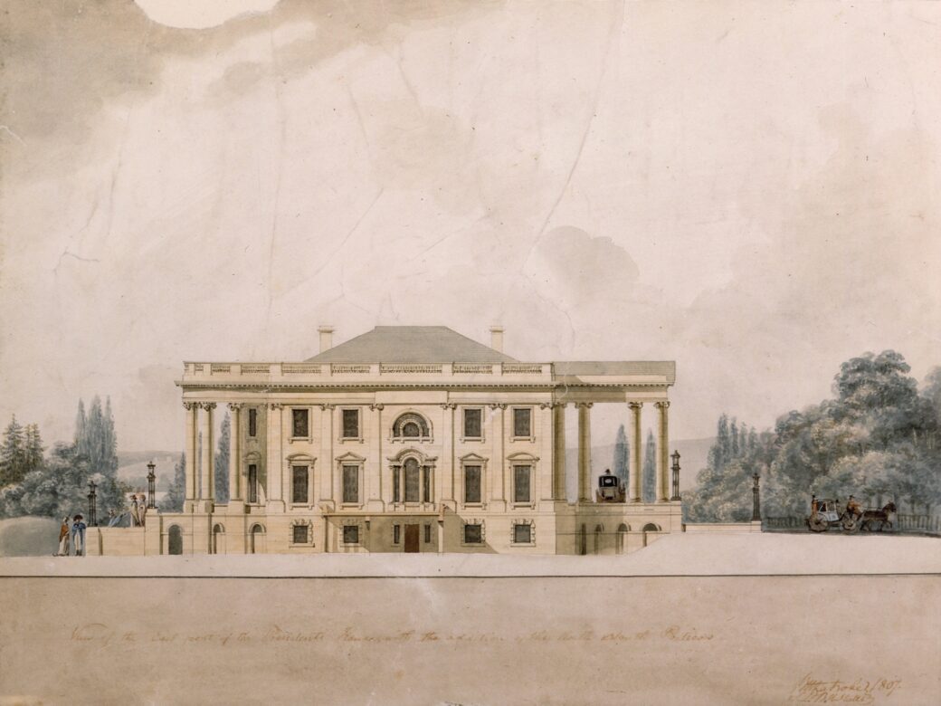 Benjamin Henry Latrobe's drawings for porticoes to the White House