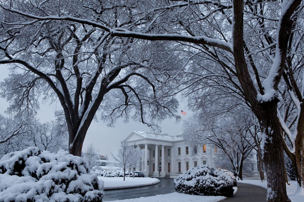 White House After a Snowstorm - White House Historical Association