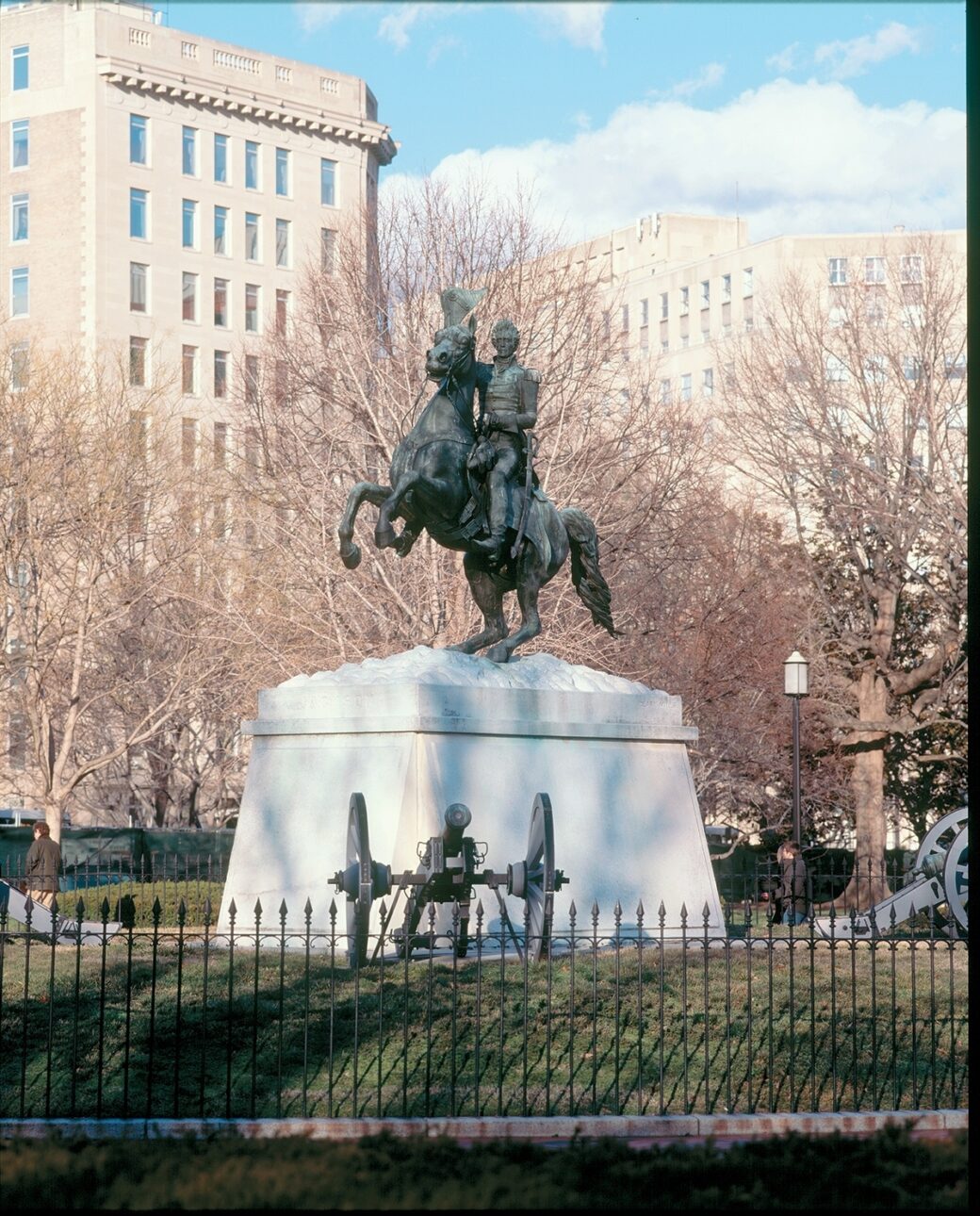 Jackson statue in Lafayette Park White House Historical Association