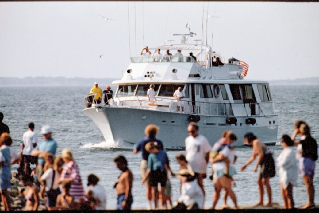 The Clintons on a yacht White House Historical Association