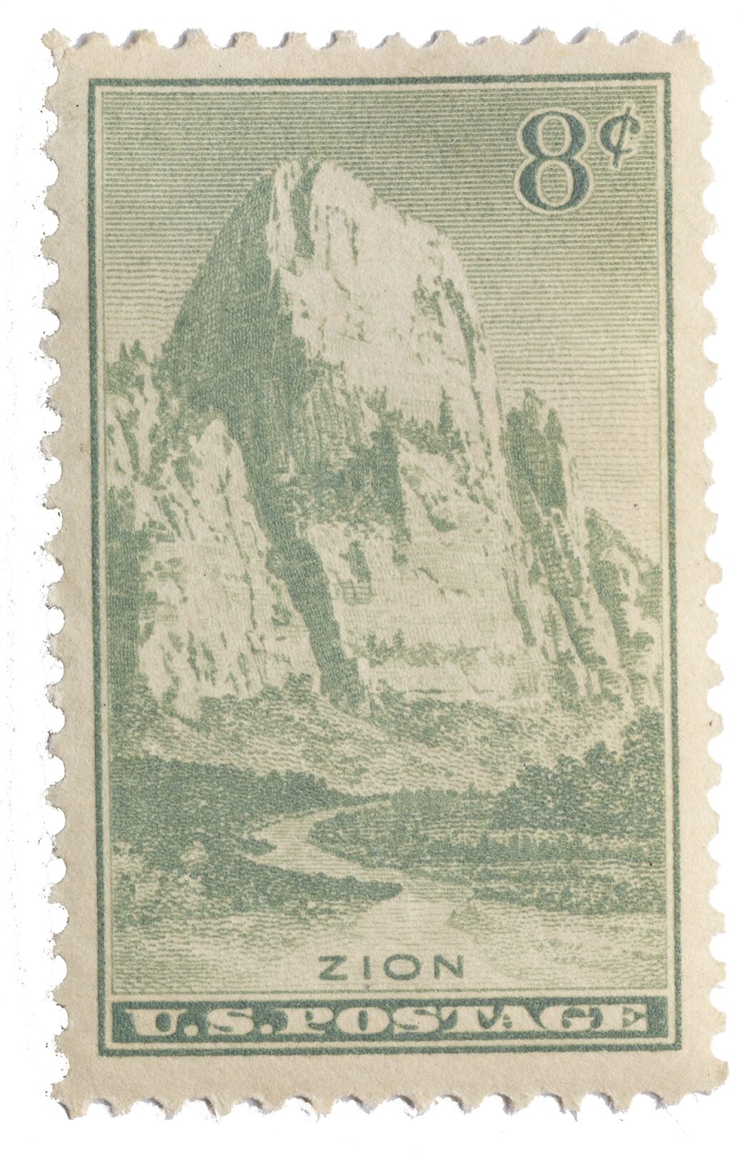 Stamps, Parks, and a President Zion National Park Stamp White House