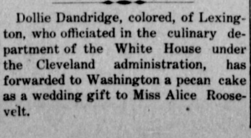 “Kitchen Genius” Dolly Johnson at the White House 7 White House Historical Association