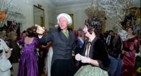 President and First Lady Clinton in Costume at a Halloween Party - White  House Historical Association
