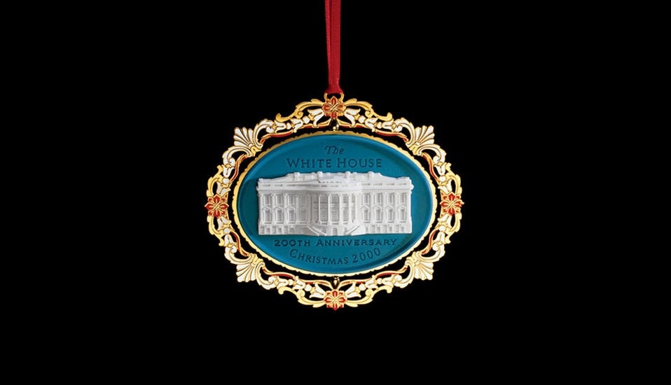 White House Christmas Ornament 2000 White House Historical Association