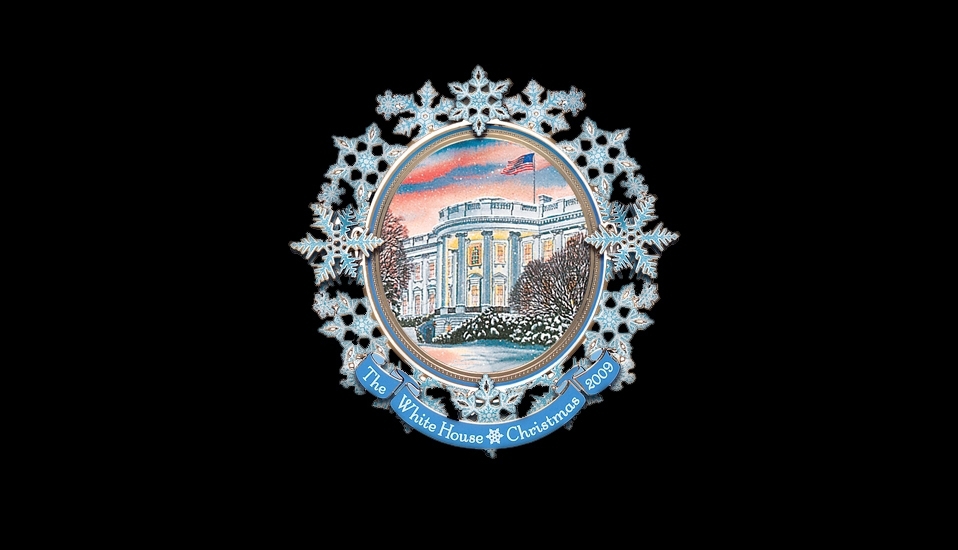 White house christmas ornament 2009 Clearance