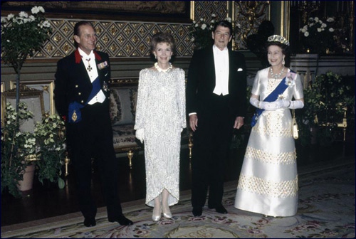 Queen Elizabeth Ii President And Mrs Reagan With Queen Elizabeth White House Historical Association