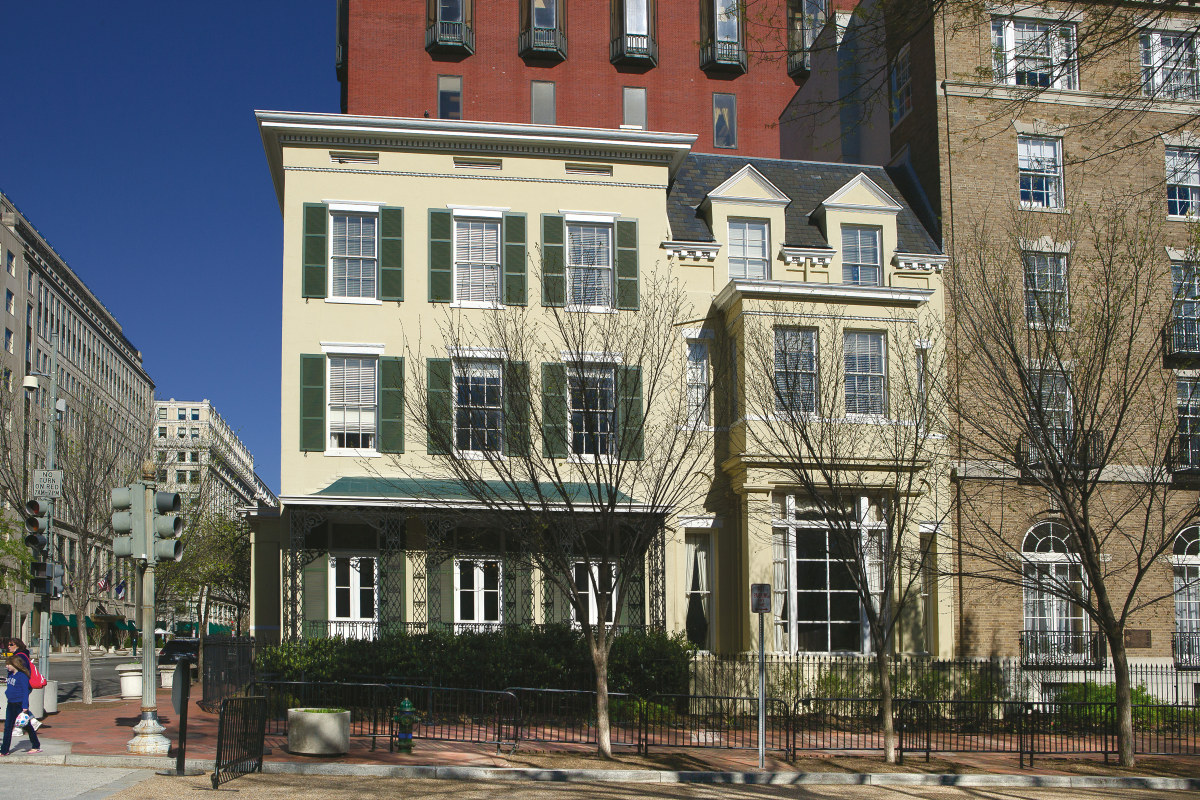 The Dolley Madison House on Lafayette Square White House Historical