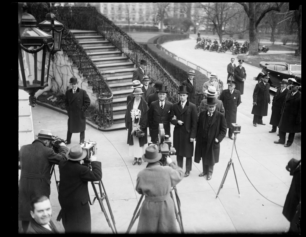 Franklin Delano Roosevelt's Historic First Inauguration White House