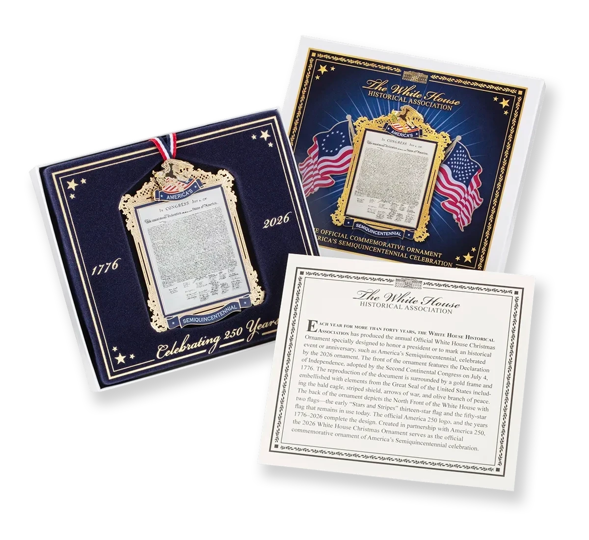 Official Commemorative Ornament of America's 250th Anniversary